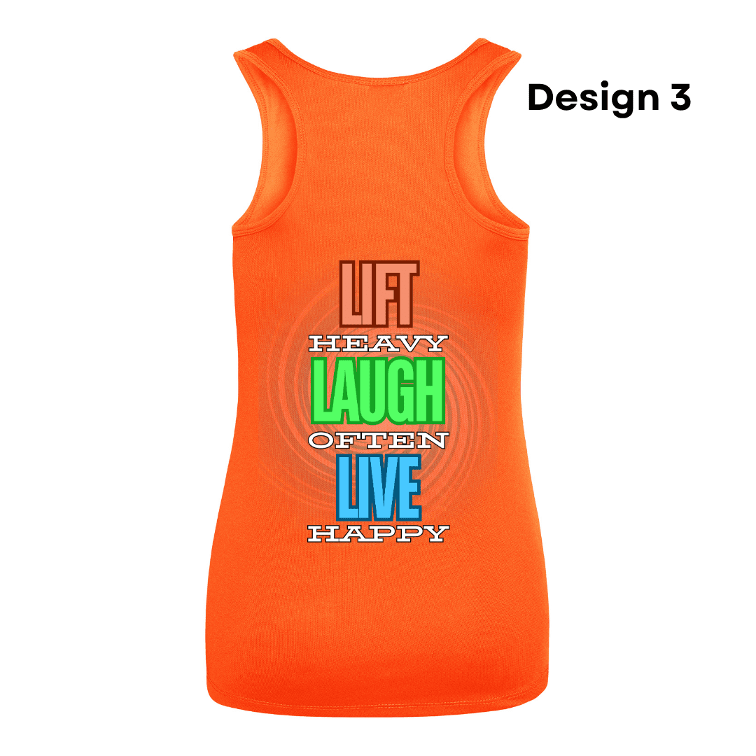 Vest Orange Design 3