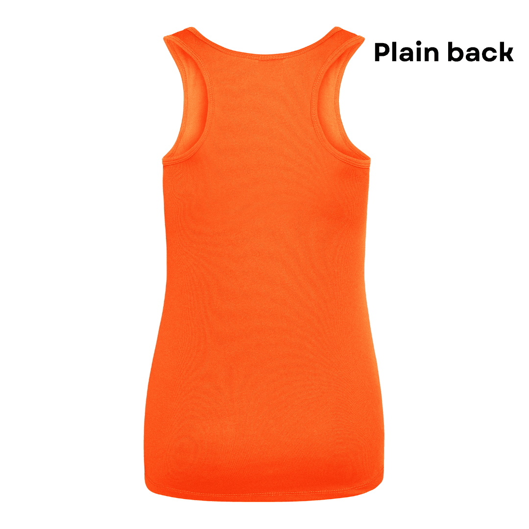Vest Orange Plain