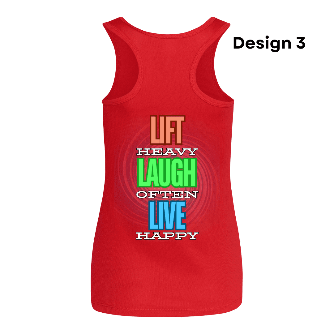 Vest Red Design 3
