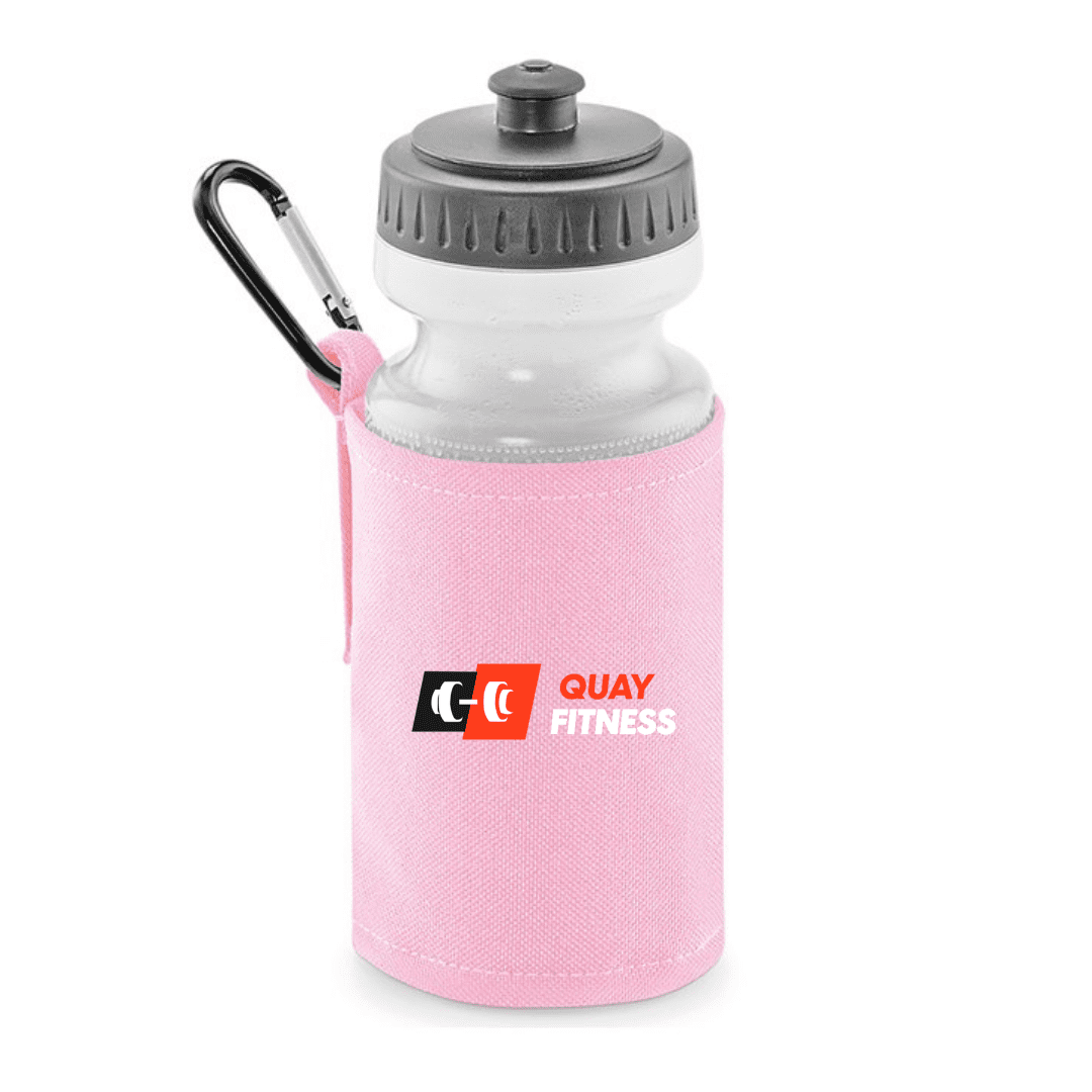 Logo 3 Quay Fitness Waterbottle With Holder (2)