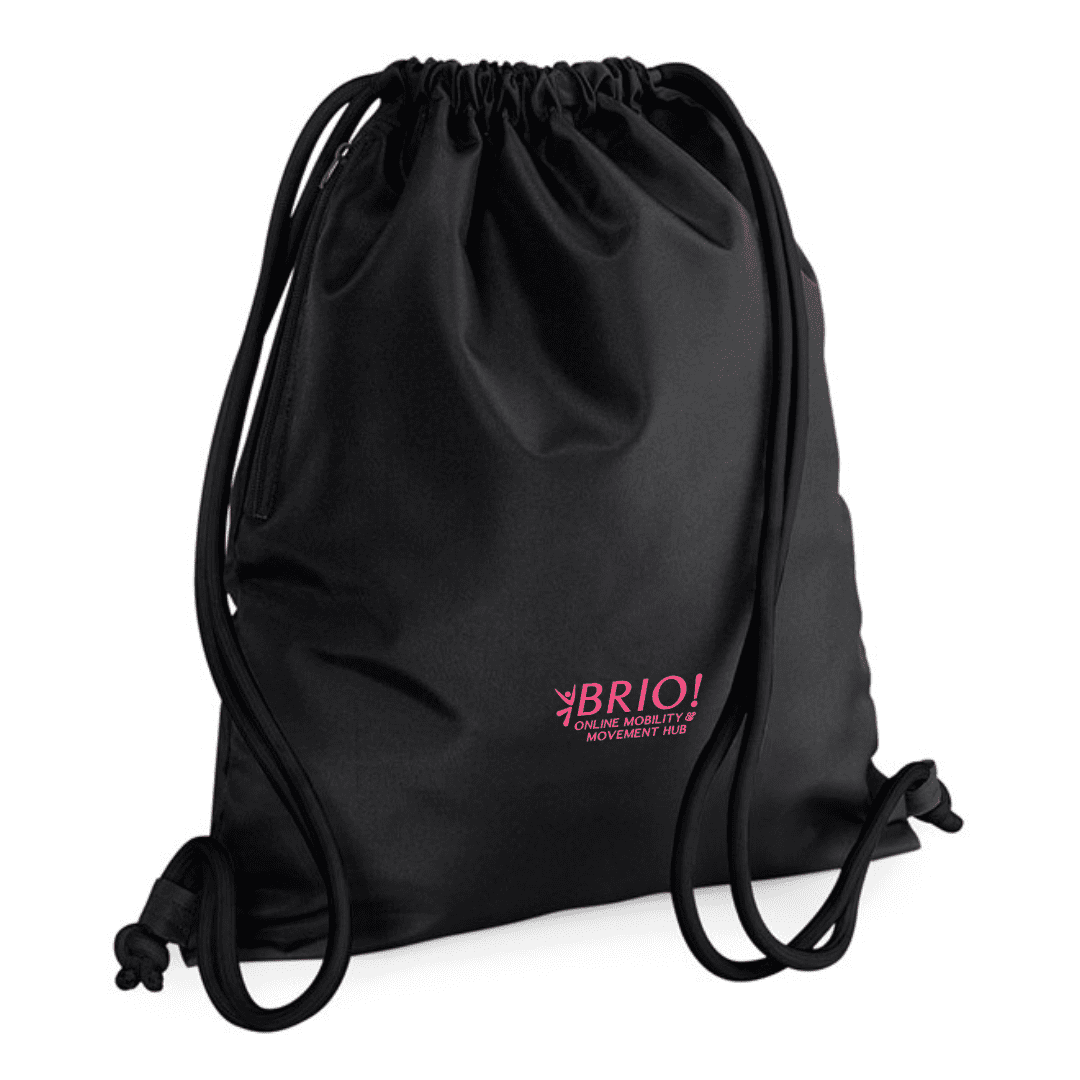 Brio Gymsac Pink logo