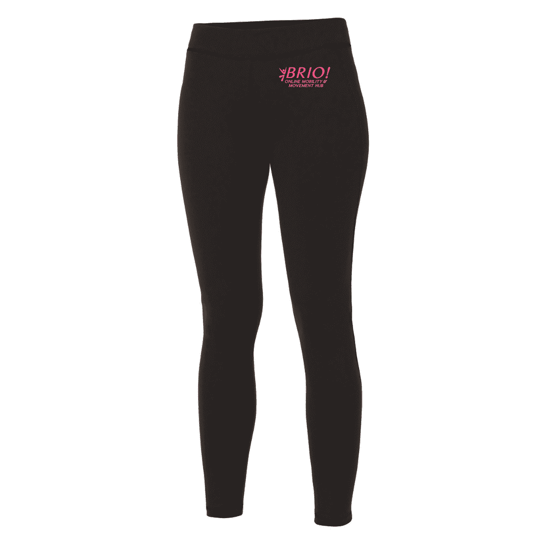 Brio Leggings logo pink