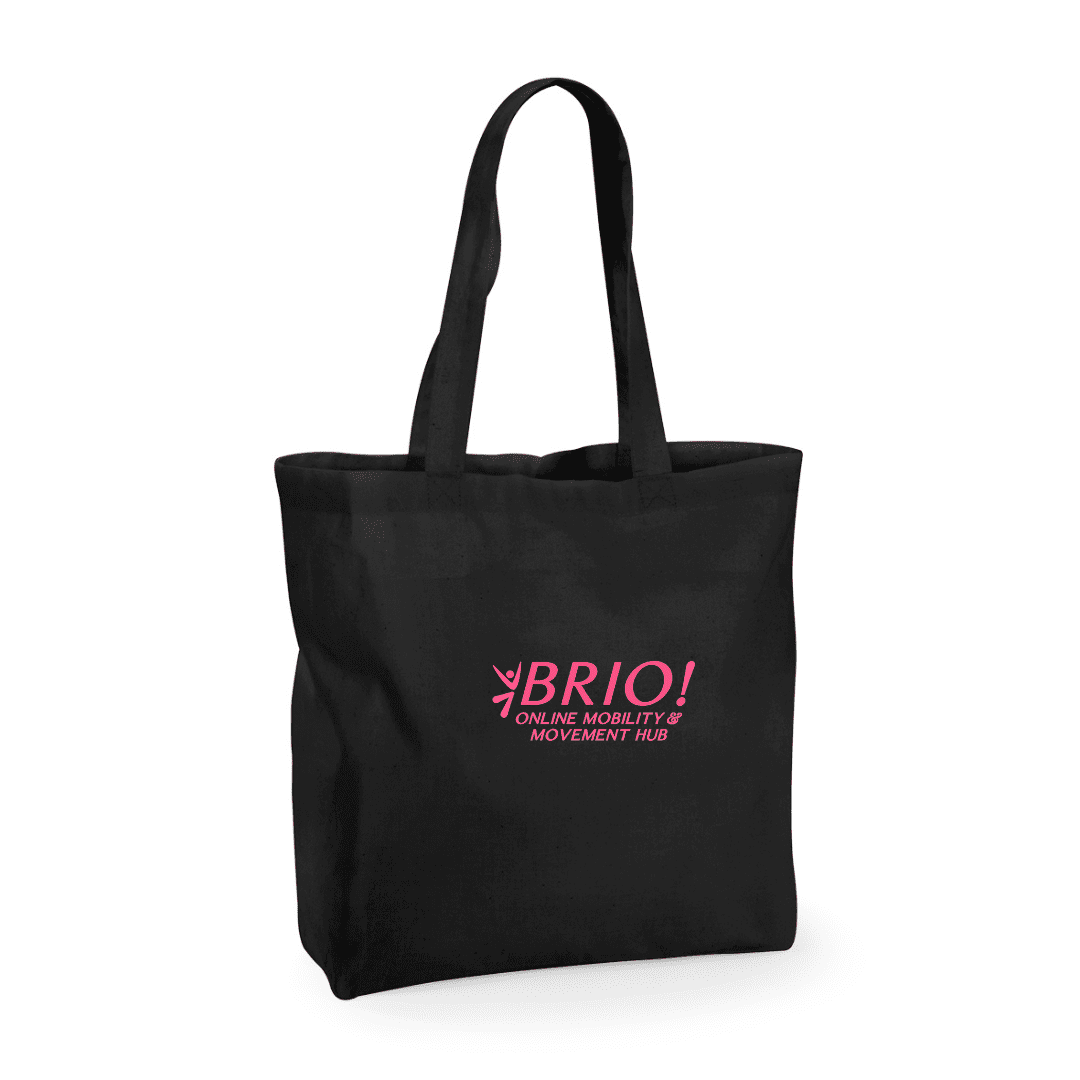 Brio Tote Bag Pink logo