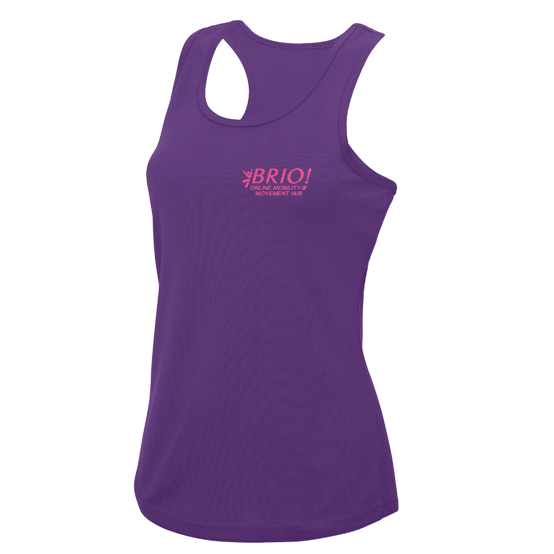 Brio Vest Ladies Pink logo (2)